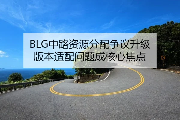BLG中路资源分配争议升级 版本适配问题成核心焦点